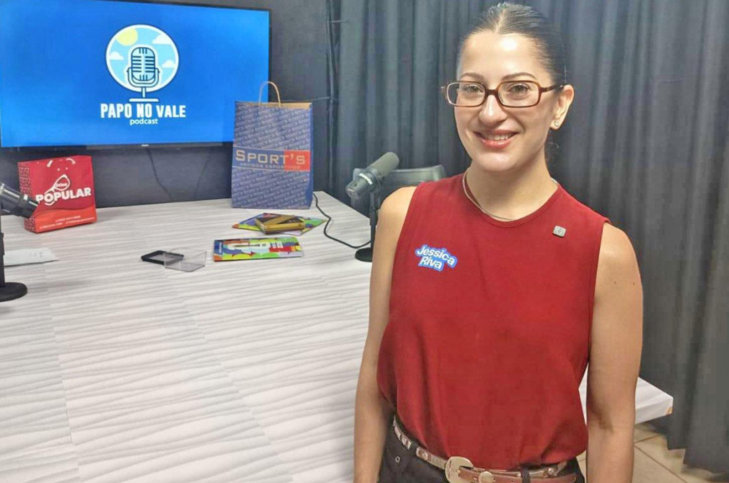 Pré-candidata a deputada estadual Jéssica Riva destaca defesa das mulheres, fortalecimento dos municípios e desafios da política