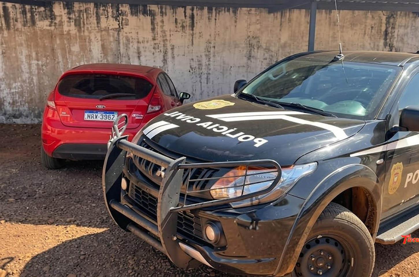 Veículo furtado em São Paulo foi recuperado em ação da Polícia Civil e Militar em Tabaporã