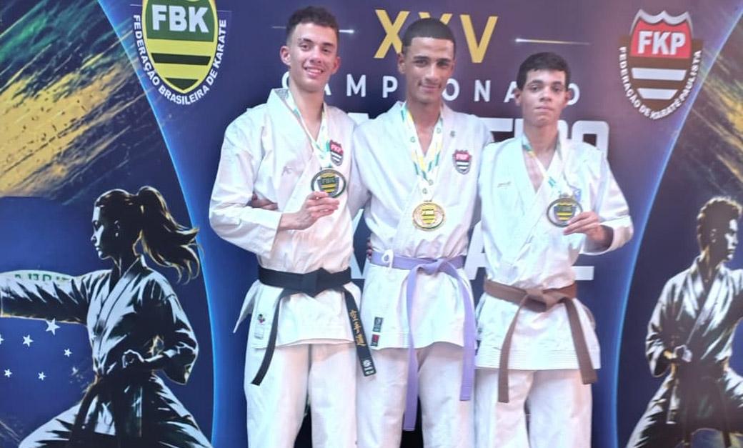 Atletas de Juara brilharam no Campeonato Brasileiro de Karatê e levaram Mato Grosso ao pódio
