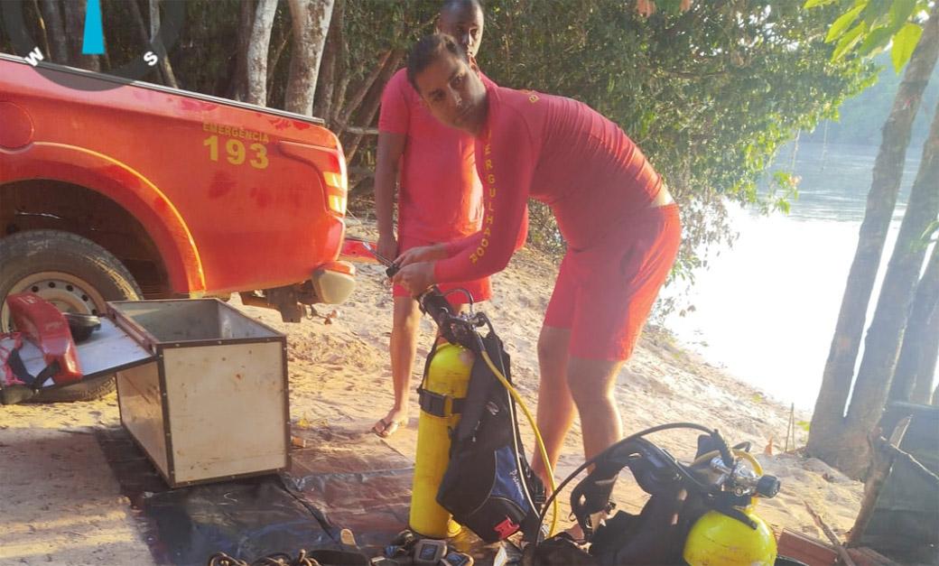 Bombeiros Militar retornam nesta segunda-feira buscas por corpo da menina de 11 anos afogada no Rio Arinos