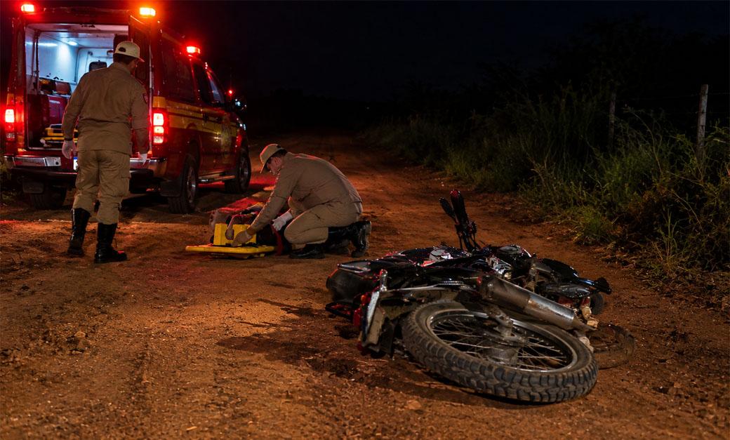 Plantão movimentado: Bombeiros Militar de Juara atenderam acidente com 02 vítimas na zona rural