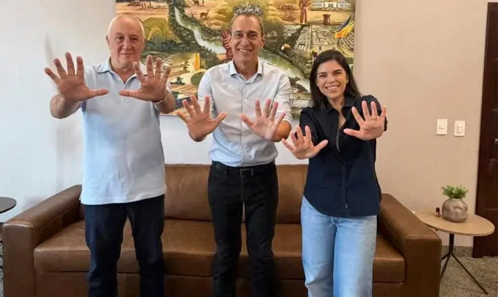 Carlos Sirena e Sandy intensificam campanha em Mato Grosso e se reúnem com o prefeito Miguel Vaz em Lucas do Rio Verde