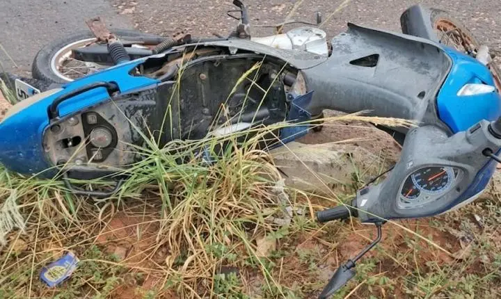 Em Juara condutor fugiu sem dar explicação após atingir motocicleta estacioanda em via pública