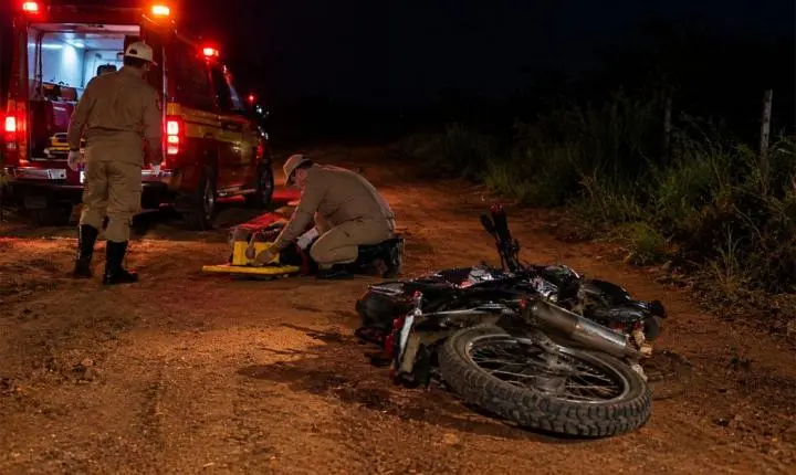 Plantão movimentado: Bombeiros Militar de Juara atenderam acidente com 02 vítimas na zona rural