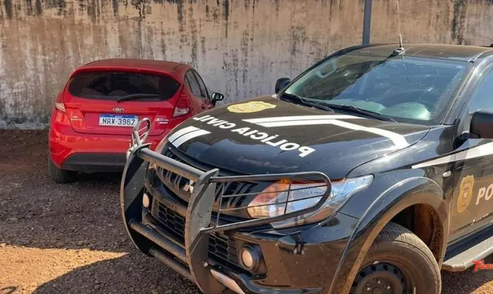 Veículo furtado em São Paulo foi recuperado em ação da Polícia Civil e Militar em Tabaporã